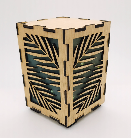 Handmade lighted Palm Lantern
