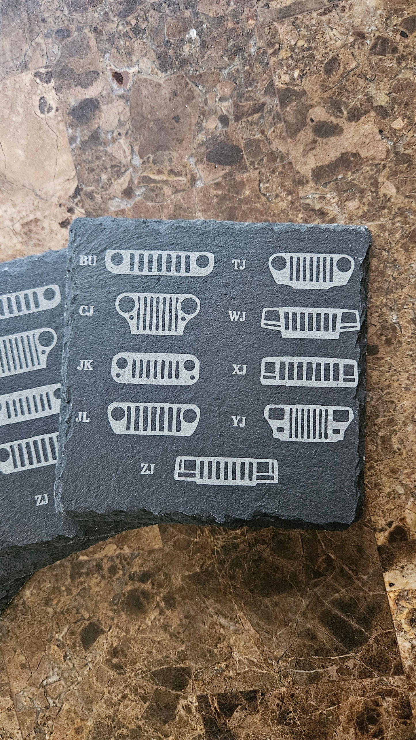 Jeep Grill Coasters